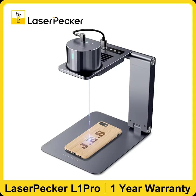 LaserPecker Laser Engraver with 405nm Laser Instrument for Wood Portable Laser Engraving Machine, Leather, LP1 Pro Paper