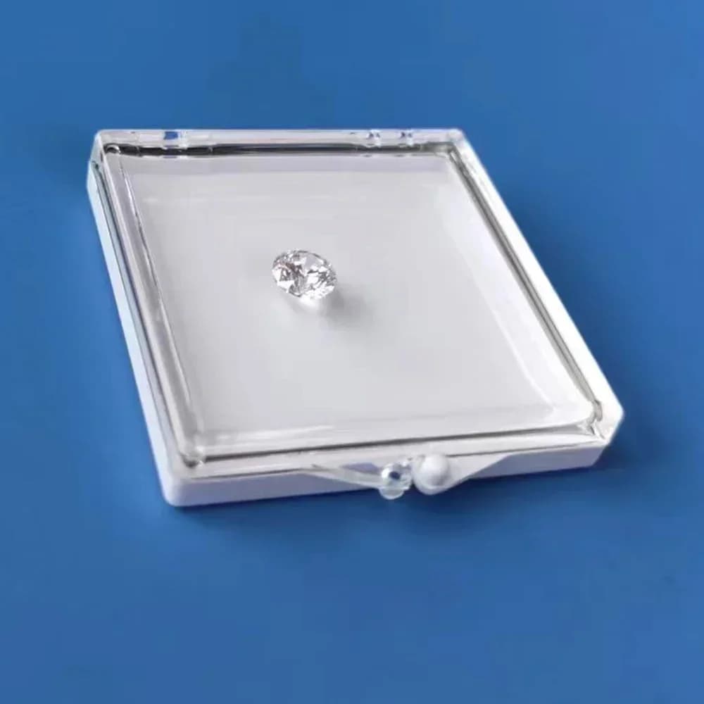 Scatola Espositiva per Gioielli con Diamanti Sciolti, Organizzatore per Gemme e Pietre, Espositore Adesivo per Strass, Scatola per Confezionamento Gemme, Scatola Regalo per Gemme