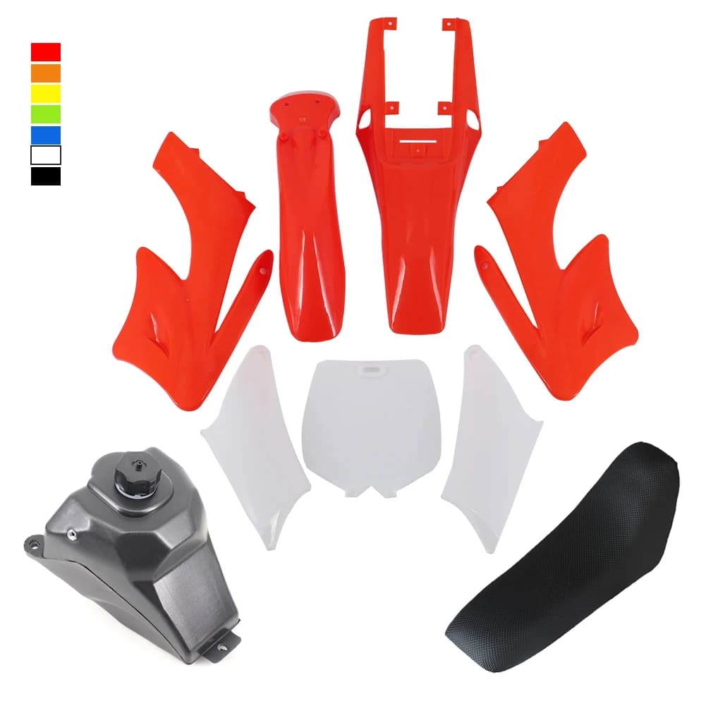 Moto Copertura In Plastica Kit Carena Parafango Parafanghi Sedile Per Apollo 47 49cc Motore 2 Tempi Per Bambini Dirt Pocket Bike Accessori