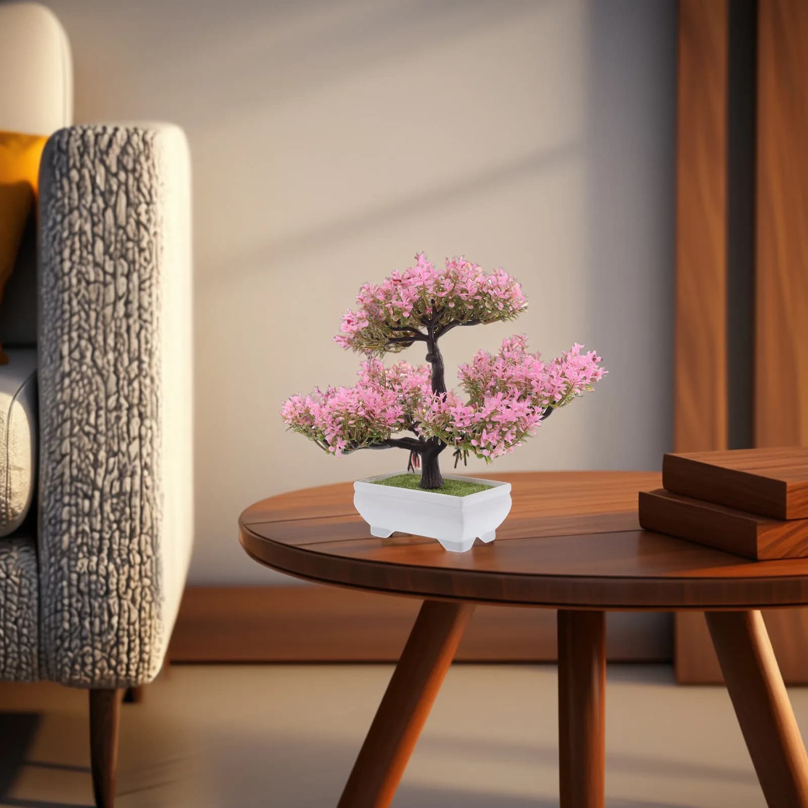 Artificial Cherry Blossom Tree Bonsai Simulation Plant Plants Plastic Trees Realistic