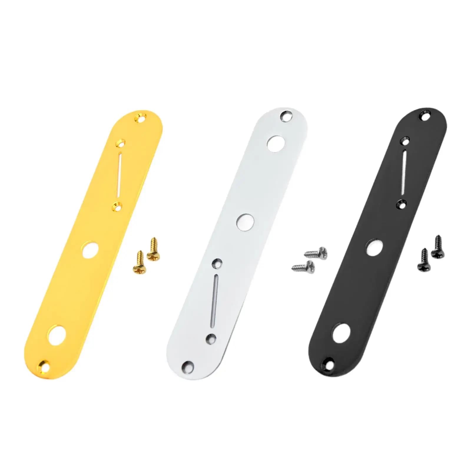 Guitar Control Plate with Angled Switch Slot for Electric Guitars