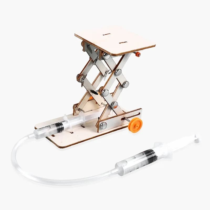 1 PCS DIY Hydraulic Experiment Lift Kids Scientific Toys Puzzle STEM Technology Physics Teaching Aids Science Educational Kit