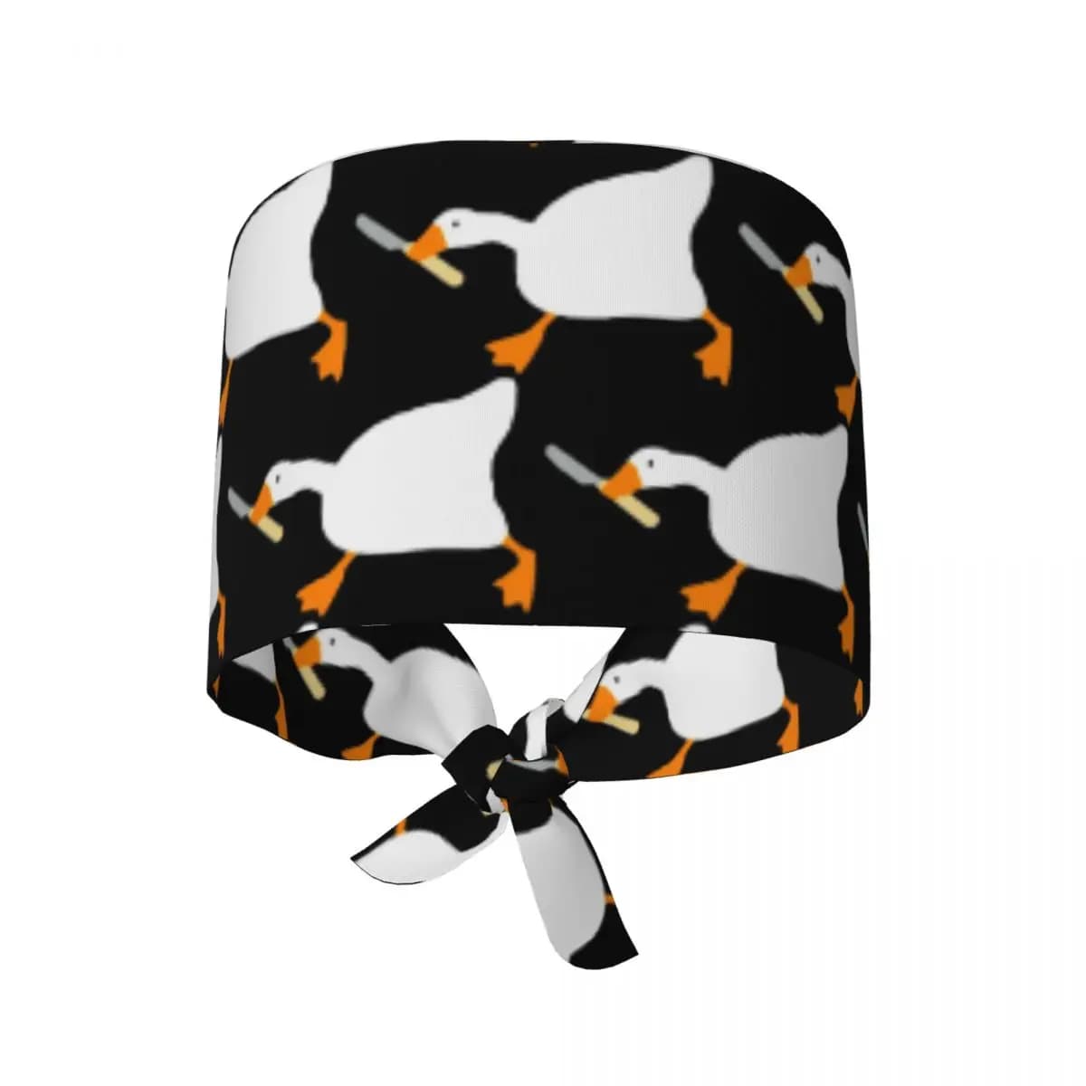 Cappello Chirurgico con Stampa Goose With Knife - Peace Was Never An Option, Berretto da Lavoro per Medici, Cappello Unisex Regolabile per Infermieri e Dentisti