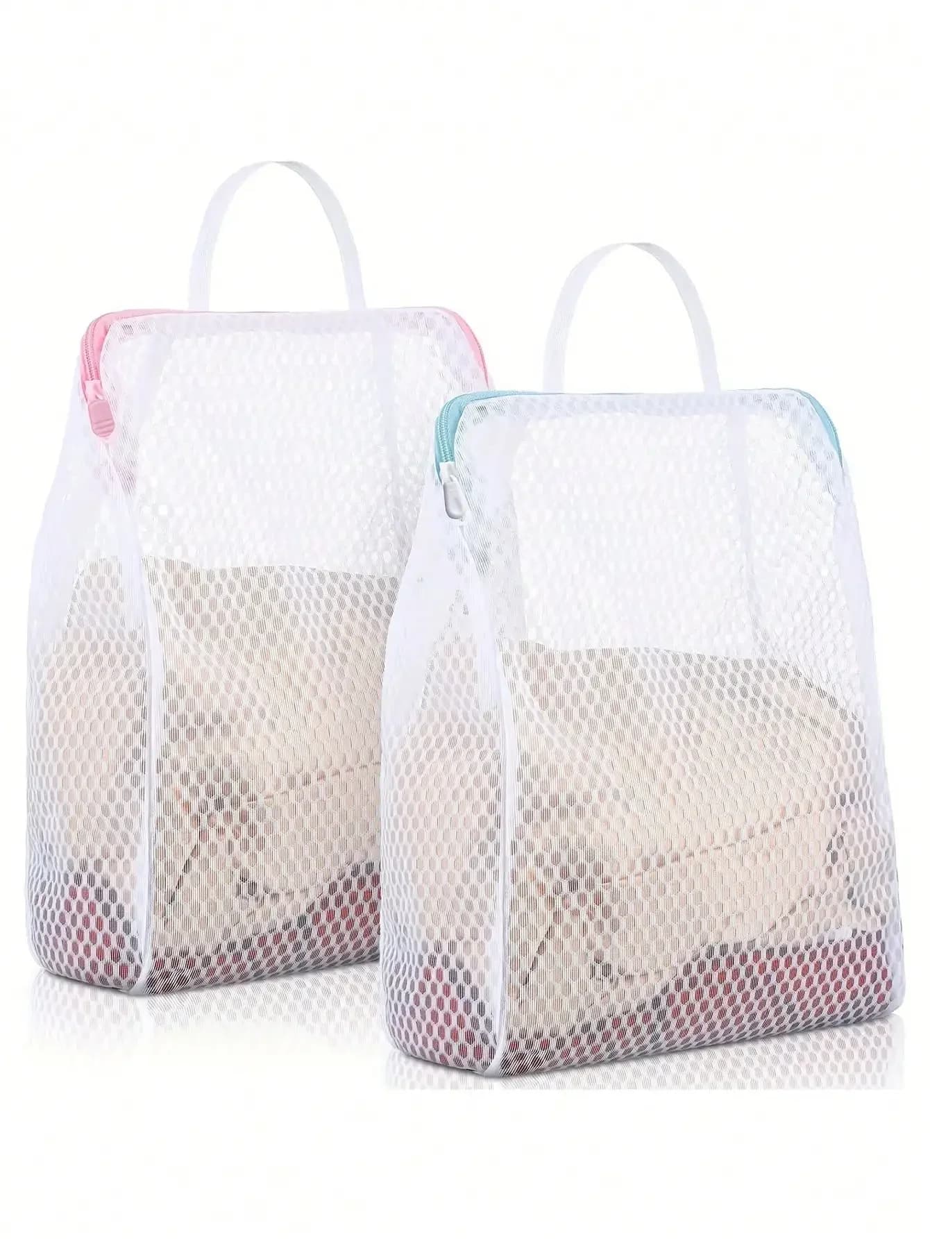 Mesh Laundry Bag Wash Bag, Travel Mesh Laundry Wash Bags, Underwear Laundry Basket Washing Bags Organizer Net Washing Machine Bag Large Capacity Dirty Laundry Bag, Anti-Deformation Clothes Storage Bins, Durable Reusable Dryer Bag