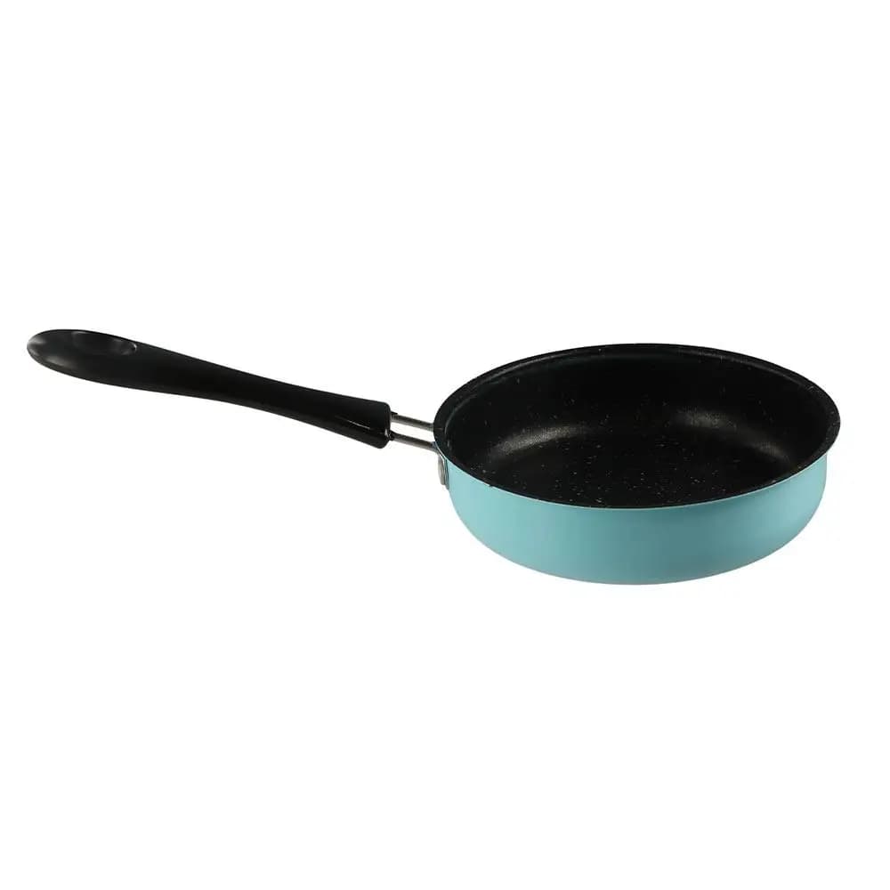 12cm Mini Non-stick Pan with Anti-stick Coating Professional Fry Egg Pan Long Handle Lightweight Omelette Pot