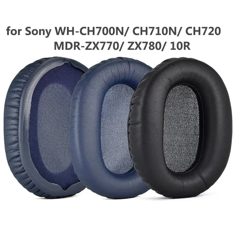 Cuscinetti auricolari di ricambio Cuscino per Sony WH-CH700N CH710N Cuffie Cuffie MDR-ZX770 ZX780 10R Cuscinetti auricolari Parti di riparazione Paraorecchie