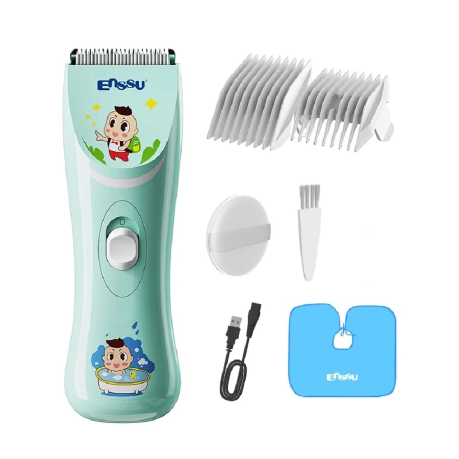 Baby Hair Clippers Lower Noise Haircut Trimmers for Children Rechargeable Haircut Machine for Toddler Hair Cutting Kits