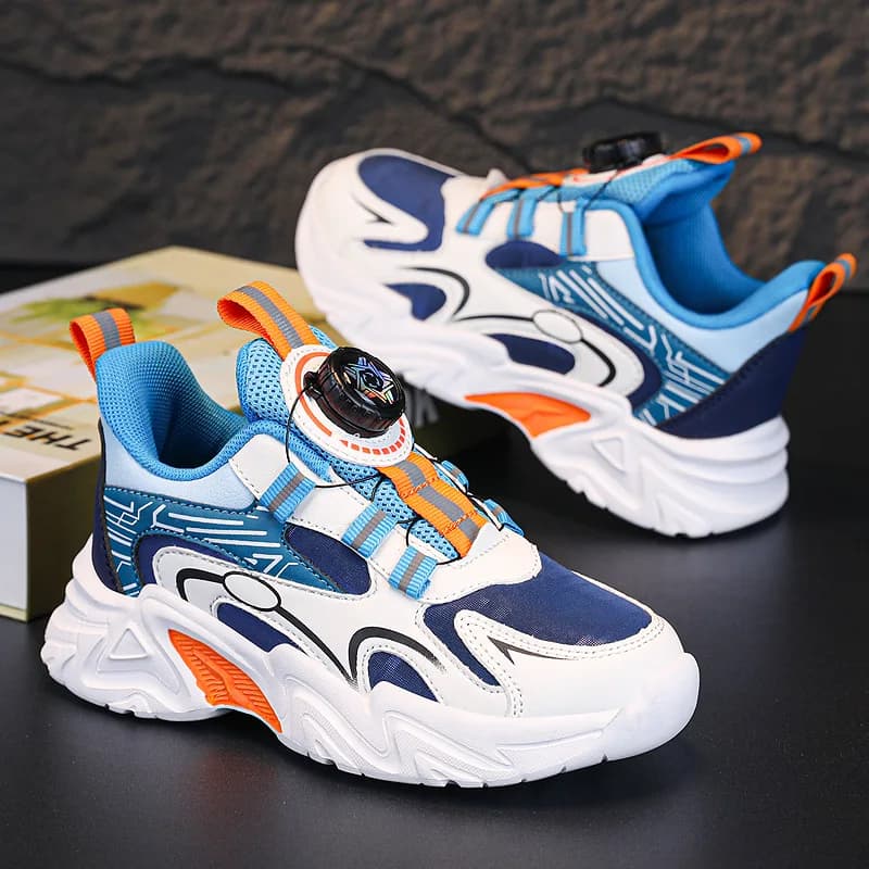 2025 New Sport Shoes for Kids Autumn Running Shoes Anti-Slip Light Comfortable Foot Protection and casual flexible shoes