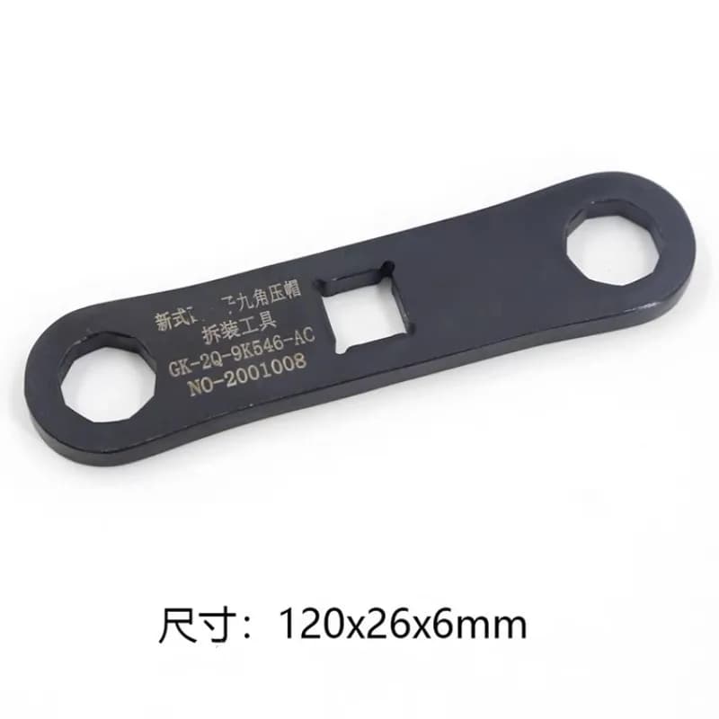 Per Siemens 9 Dado ugello angolare Smontare Rimuovere strumenti Chiave in acciaio per tappo iniettore Common Rail
