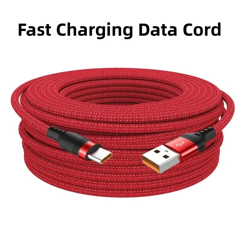 Cavo di ricarica 6A Type-C, cavo dati USB super veloce, cavo prolungato per Huawei Xiaomi Switch Sony 8/5/3/2/1.5/1M