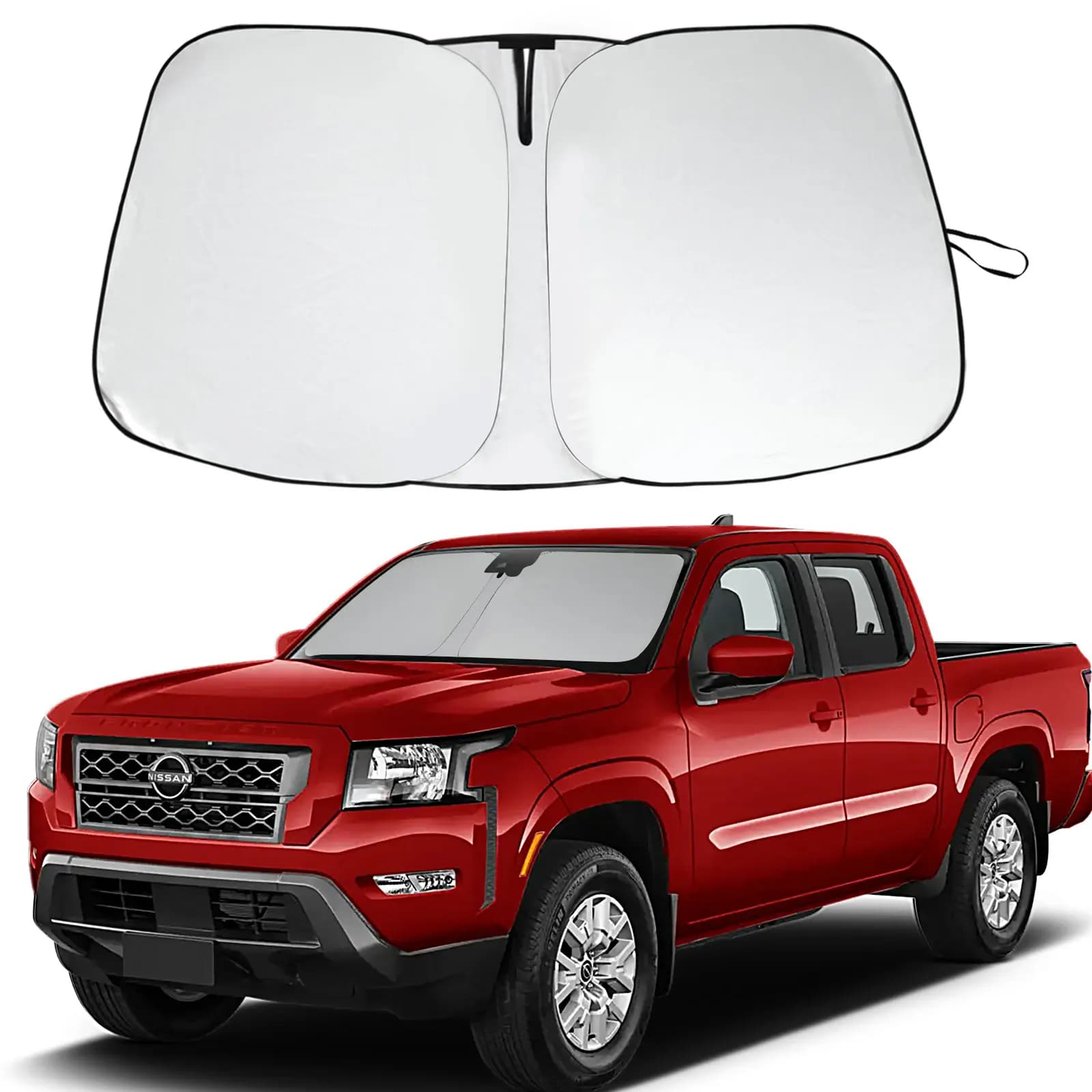 Nuovo Parasole per Parabrezza Auto per Nissan Frontier 2022-2025, Protezione UV per Finestrino Anteriore, Accessori Auto