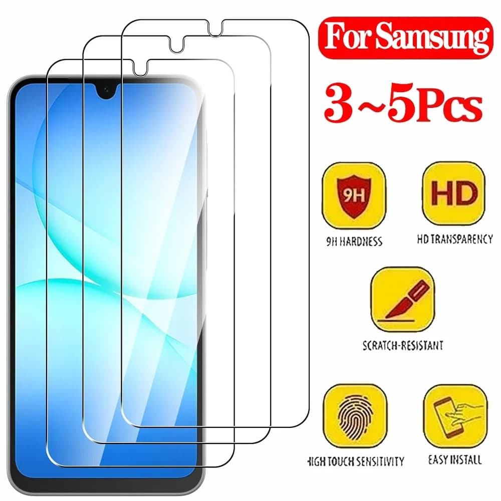 Vetro temperato per Samsung A16 A17 A26 A27 A36 A37 A56 A57 Proteggi schermo Samsung Galaxy A55 A35 A15 A25 A24 Vetro frontale A51 A52 A53 A54 Pellicola protettiva