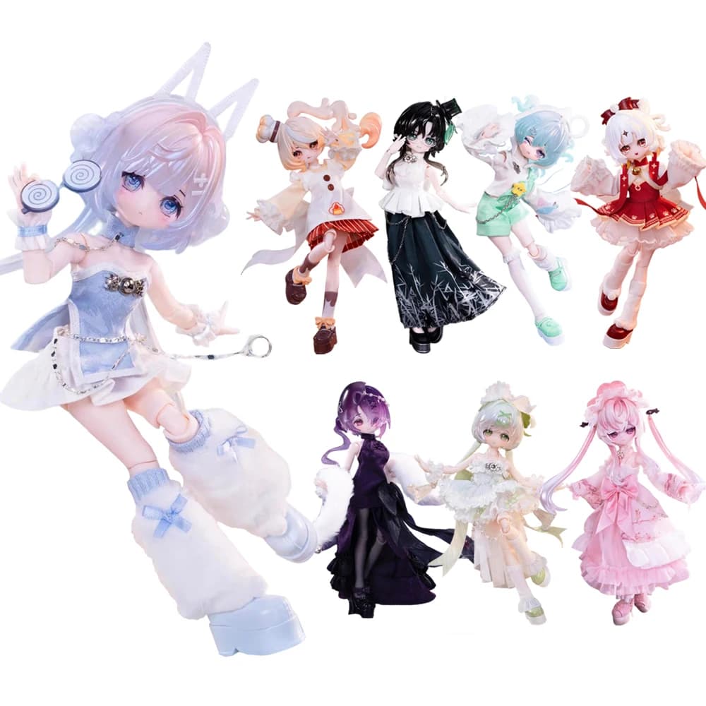 Disponibile Originale Come4free Lucky Little Sign Spirit 1/8 BJD Blind Box Bambola Articolata Statuetta Carina Ornamento Regalo per Ragazze