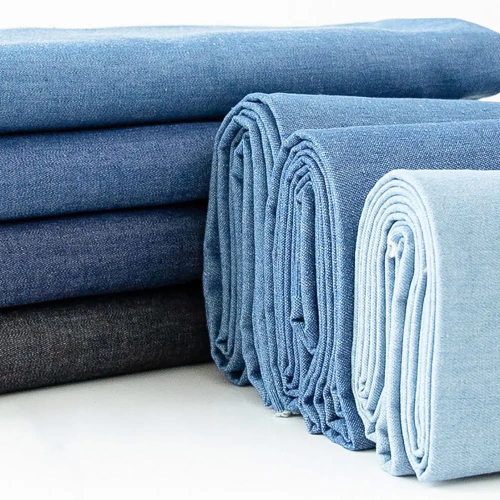 70x45 CM Vintage Cotone Blu Tessuto di Denim Leggero Sottile Panno Morbido Per Bambole FAI DA TE Abbigliamento Jeans Vestito Borsa Cap Grembiule Artigianato Materiale