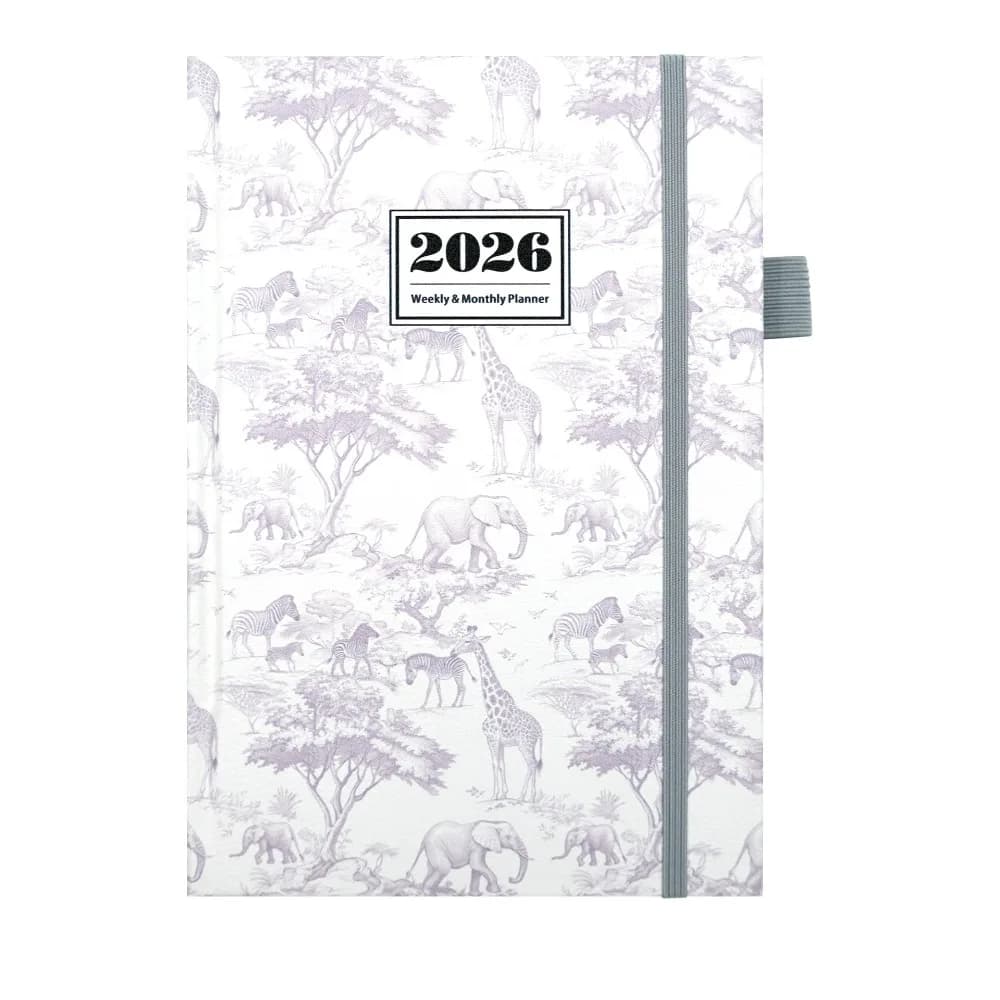 Inglese 2026 Agenda Planner Blocco note 12 mesi Resistente all'usura Lista delle cose da fare Notebook Segnalibro Carta spessa