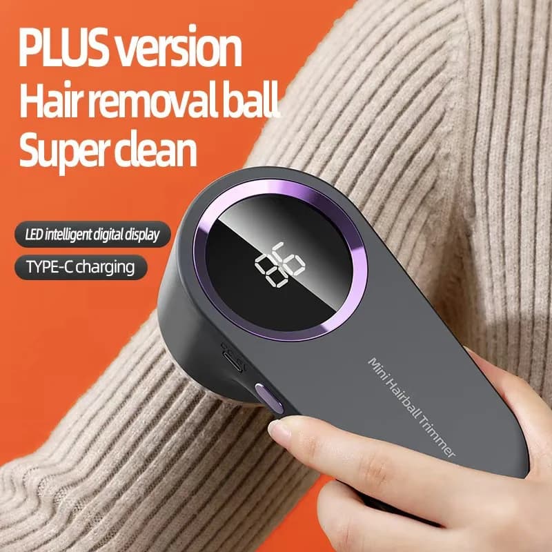 Hair removal device for clothing Hair removal Device for hair removal with portable digital LED particles Rechargeable felt removal device via USB