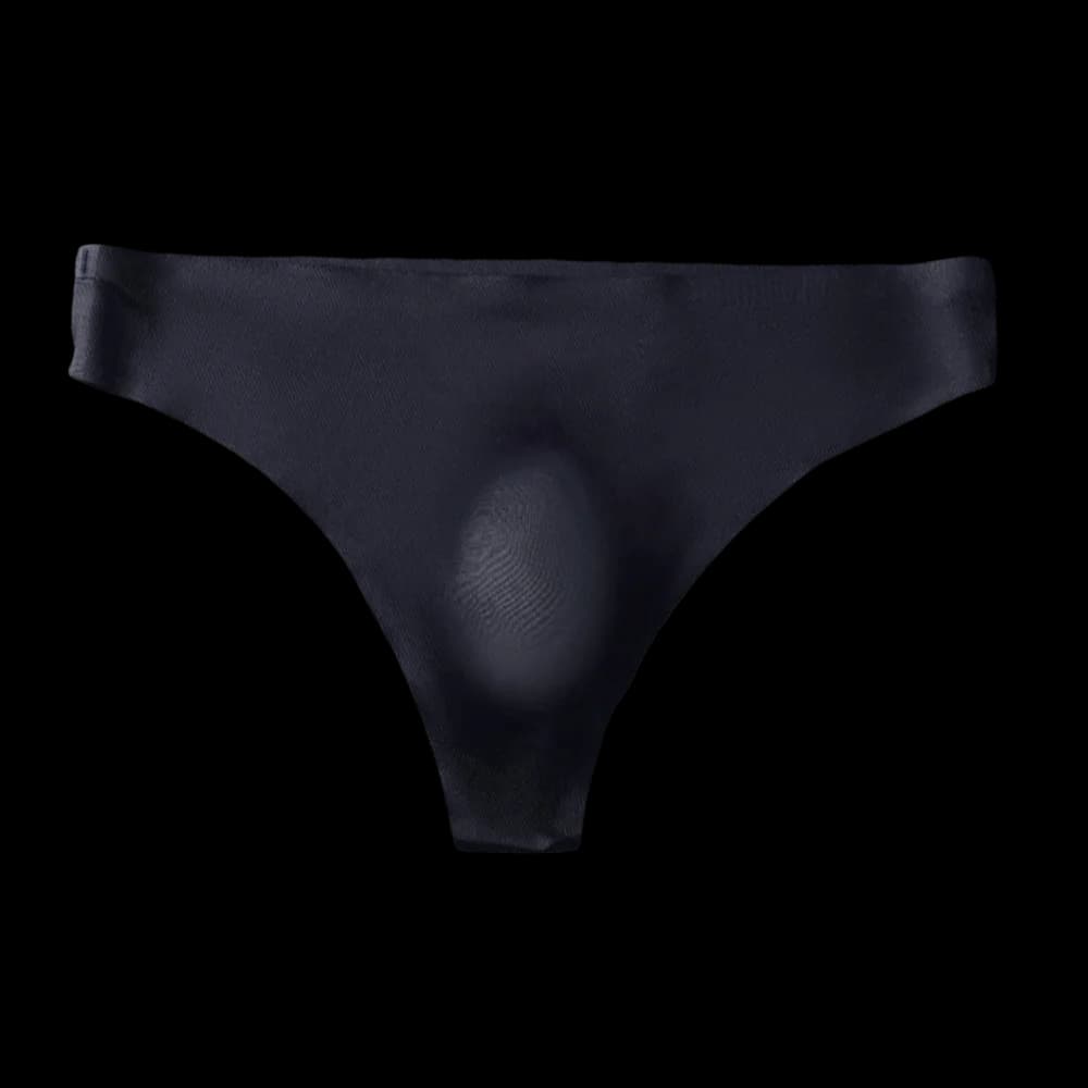 Breathable Seamless Ice Silk Briefs Low Waist Ice Silk Men's Thong 3D Pouch Ultra-thin Underwear Sports Underwear
