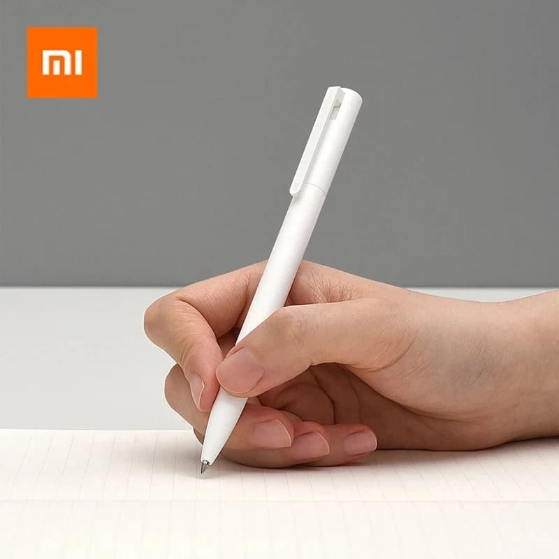 Penna Gel originale Xiaomi Mijia Retail inchiostro nero premere la sostituzione del nucleo scrittura ricarica liscia 0.5mm BUSINESS School stazionaria