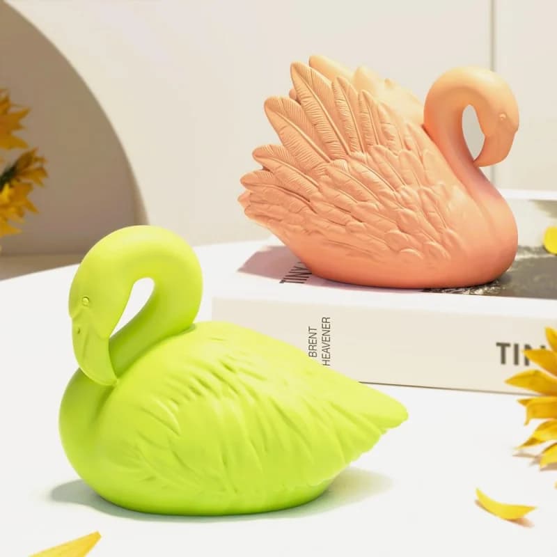 Stampi in Resina a Forma di Coppia di Fenicotteri, Stampi in Silicone 3D per Resina, Candele e Sapone, Stampi Riutilizzabili per Decorazioni Casa e Matrimoni