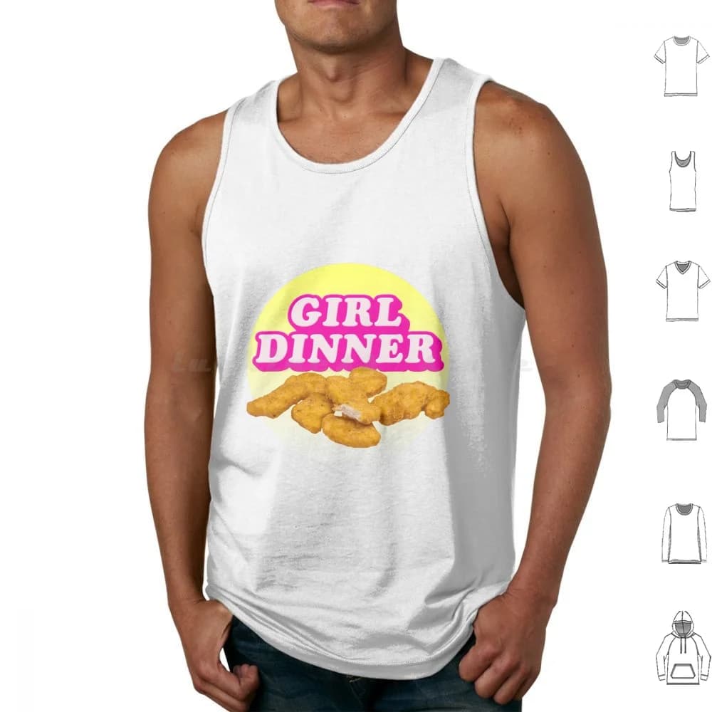 Girl Dinner Movie-Meme Canotte Canotte senza maniche Movie Meme Girl Cena Divertenti ispirati alla cultura pop Meme Citazioni