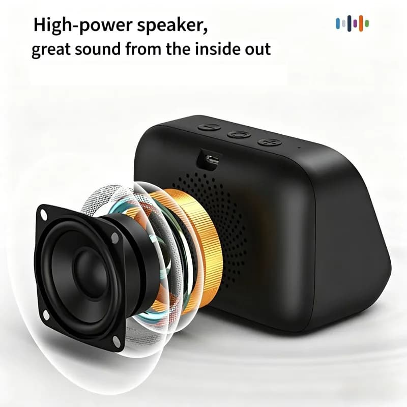 TF26 Pro Smart Wireless Speaker with AI Voice Assistant Intelligent Display MusicPlayer Alarm Clock Bluetooth Electronic Speaker