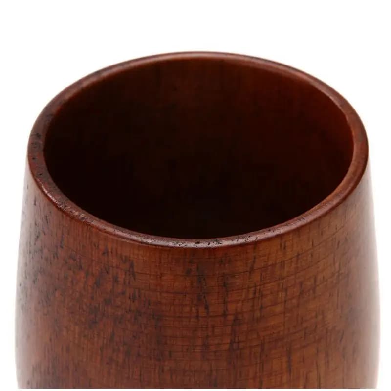 Primitive Handmade Natural Wood Wooden Cup Breakfast Beer Milk Tea Mug Limited Time Offer