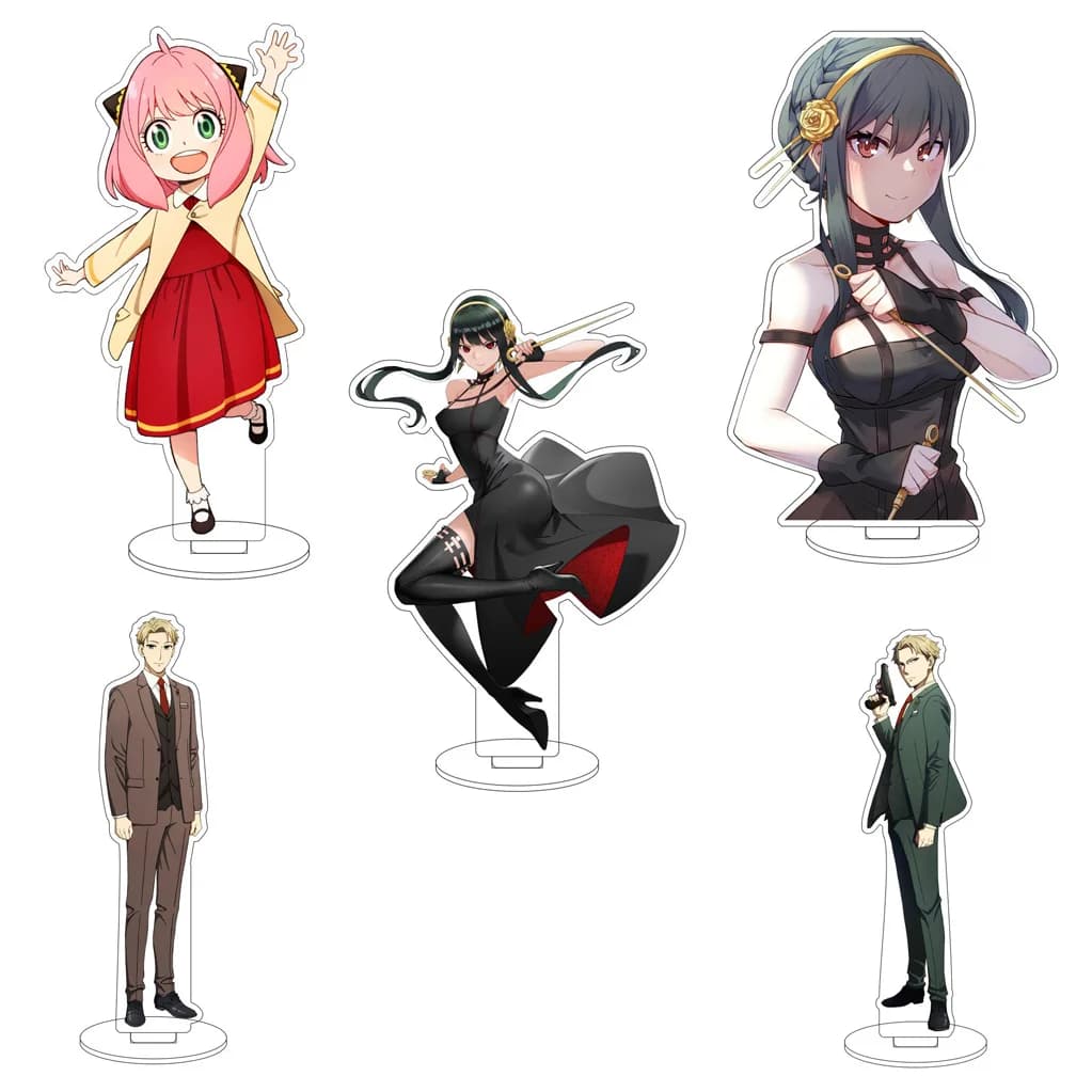 16CM Anime SPY×FAMILY Yor Forger Loid Forger ‌Yuri Briar Anya Forger‌ Bond Forger Cos Acrylic Figure Stand Gifts Ornaments