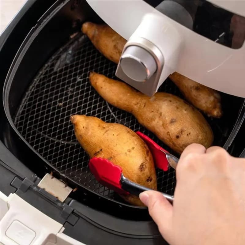 RALCA-5Pcsair Frying Dehydrator Rack Support for Stainless Steel Air Fryer Accessories for Bowl Plate