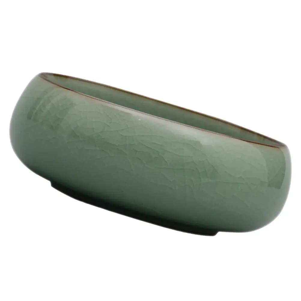 1Pcs Celadon Water Pot Brush Washer for Ink and Tea Use Calligraphy Tool Wash Cup Kung Fu Tea Accessories Set Ink Brush Washer