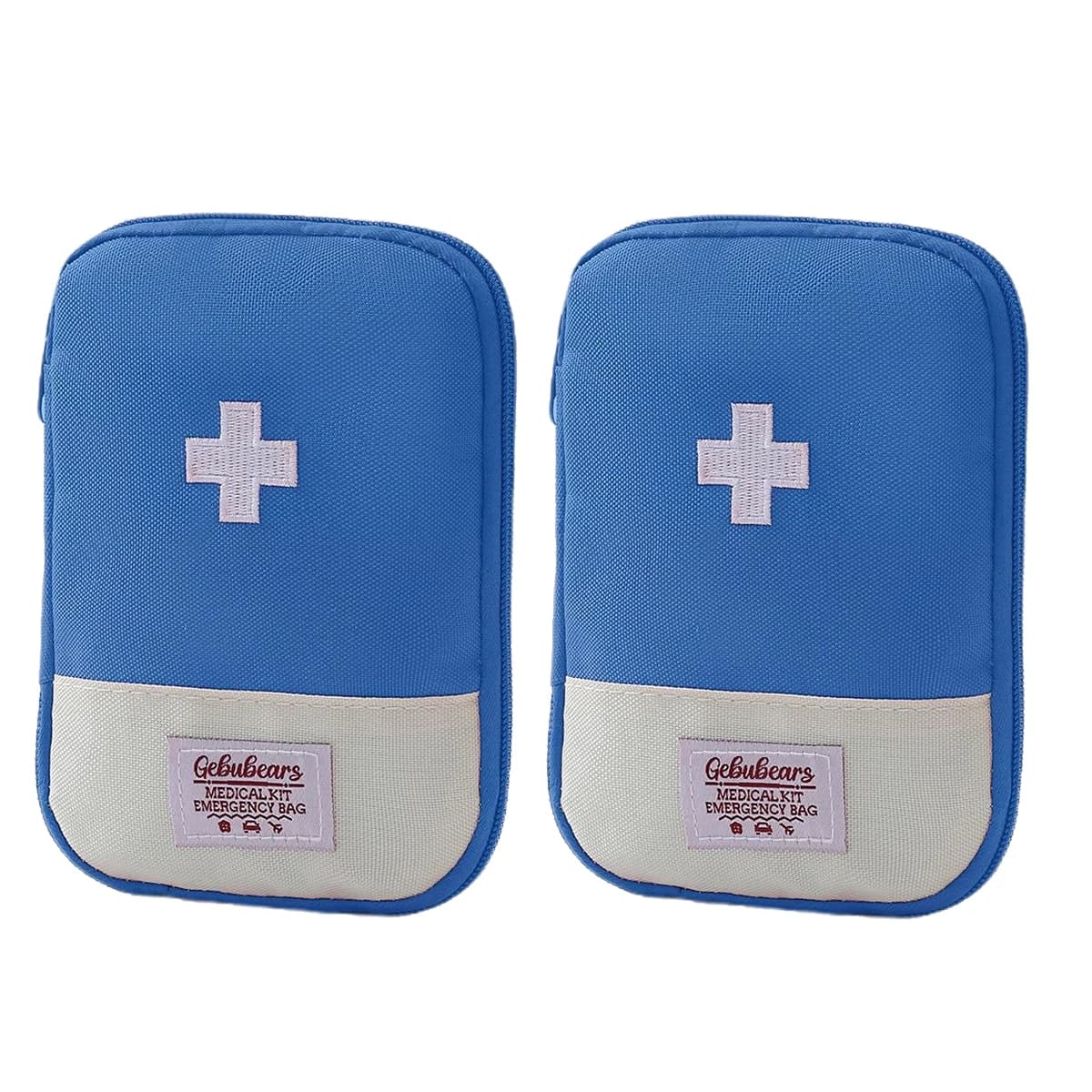 Portable Empty First Aid Bag, Travel Medicine Pouch, Small Medical Bag Multifunction Emergency Storage Bag for Hiking &Camping