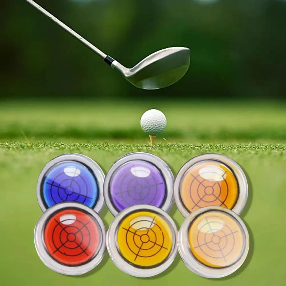 Clip per cappello da golf con indicatore di livello e pendenza per il putting, per la lettura del livello e il segnalamento della pendenza