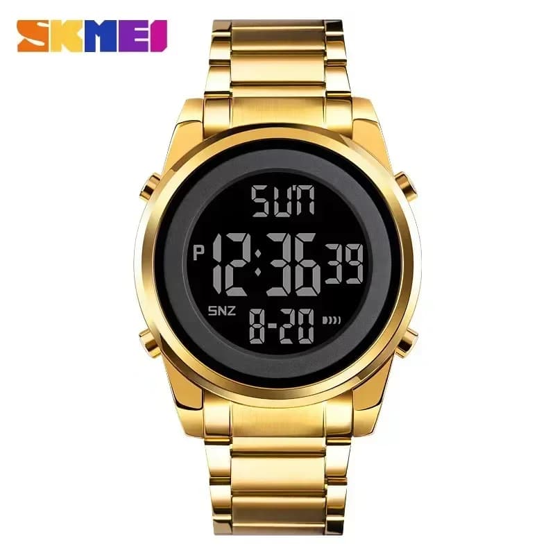 SKMEI 1611 Chrono Count Down Alarm Hour per uomo reloj hombre Digital 2 Time orologi da uomo Fashion LED orologio da polso digitale da uomo