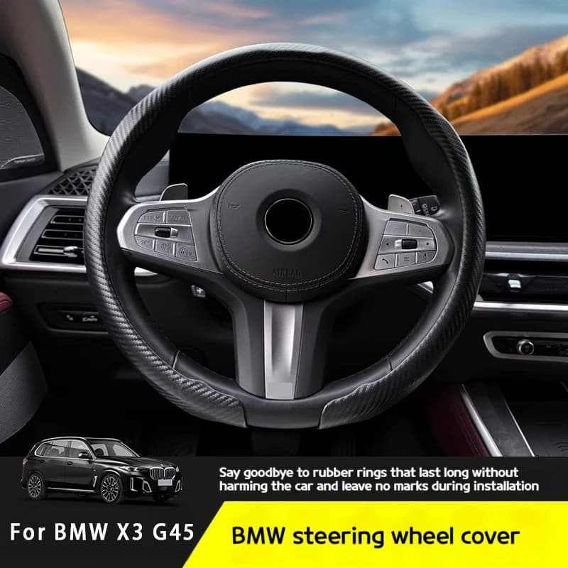 For BMW X3 G45 2025 Carbon Fiber Car Cover 38 cm Leather Breathable Breathable Cover