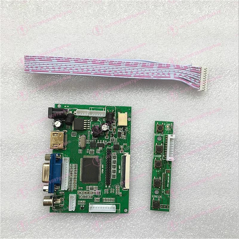 Schermo di Navigazione DVD per Auto AT070TN90, Proiettore DIY da 7 Pollici, Display ad Alta Definizione con Scheda Driver