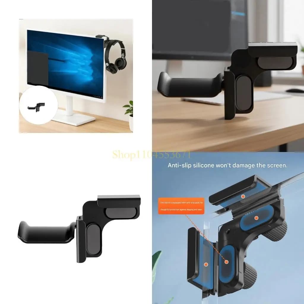 Best Seller Headset Rest Adjustable Clamp Earphone Stand Clamp-On Headphone Holder for Gaming Easy Installation Accessories