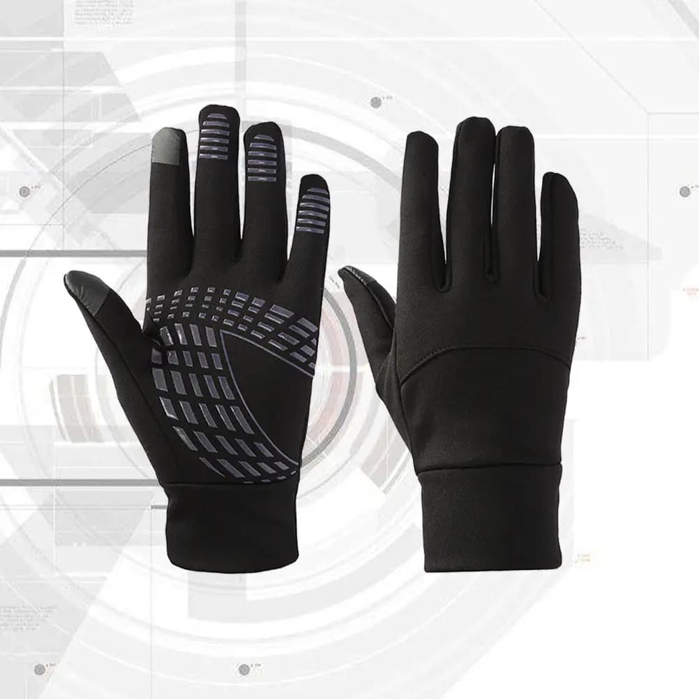 1 paio di guanti impermeabili per touch screen, guanti termici caldi antivento da donna per sport all'aria aperta, ciclismo, arrampicata, snowboard