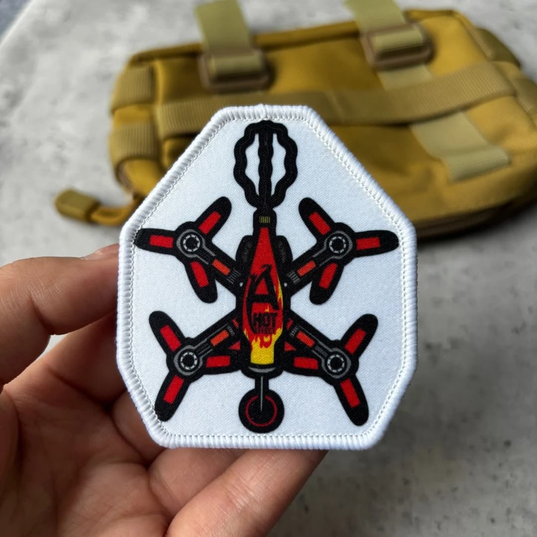 FPV Drone Operator Patch Quadcopter Pilot Tactical Morale Badge Hook and Loop Military Patch for Backpack Jacket Vest