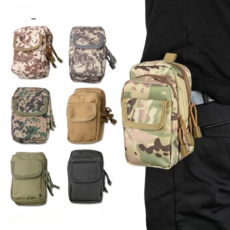 Marsupio tattico multifunzionale per alpinismo sportivo all'aria aperta con cintura comoda borsa da campeggio impermeabile da corsa