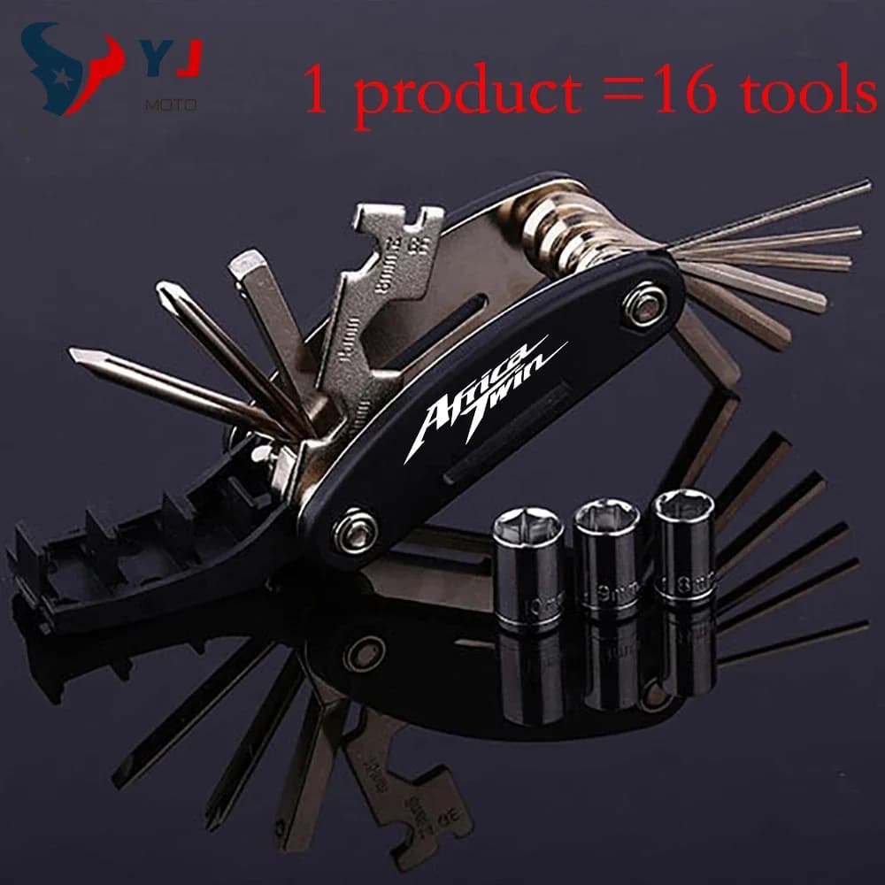 Strumento multifunzione per moto riparazione portatile 16 funzioni Set di cacciaviti per HONDA CRF 1000L CRF1000L Africa Twin accessori