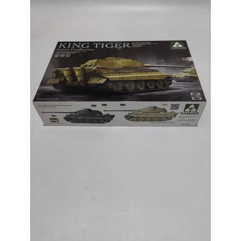 Takom 1/35 2096 Kit modello in plastica per carro armato pesante tedesco King Tiger di produzione iniziale