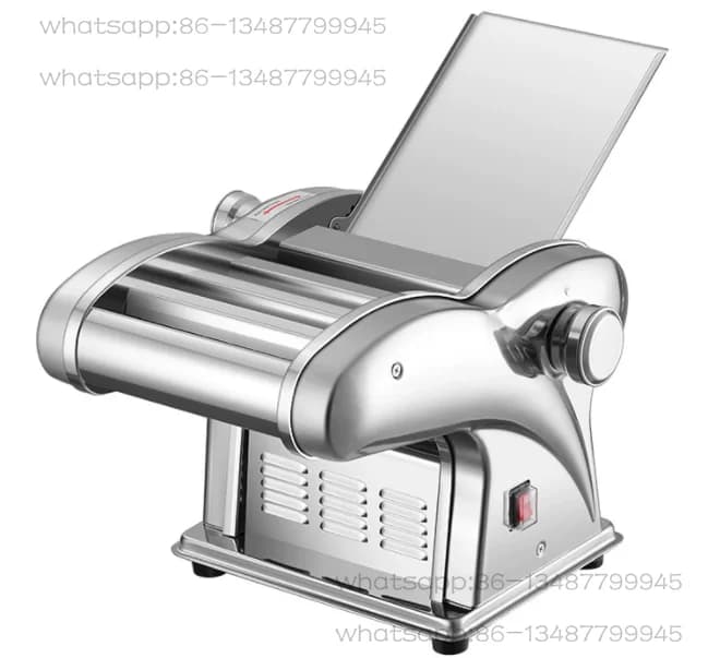 Small Electric 4 Pasta Machine Stainless Steel Noodle Maker Machine