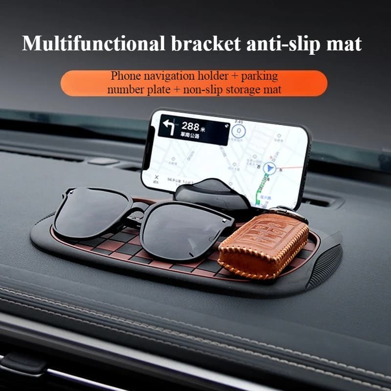 Car Dashboard Anti-slip Mat, Phone Holder, Strong Adsorption, High Temperature Resistant Car Ornament, Car Anti-slip Mat