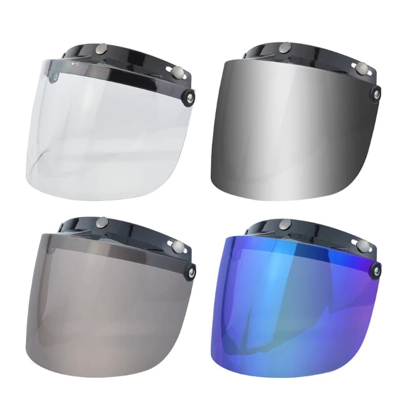 Visiera esterna - Accessori per caschi da moto da strada Lente per casco con visiera ribaltabile a 3 scatti