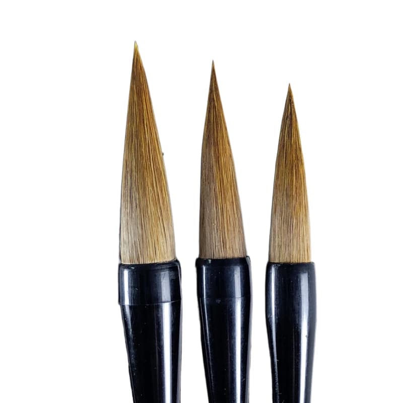 Traditional Chinese Calligraphy Brush Pen Set Weasel Hair Writing Brushes Artist Painting Brush Exquisite Brush Pen Set Gift Box