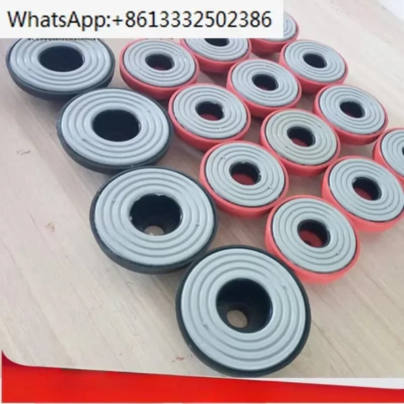 Accessori per foratura, piedini pressori, blocchi di legno, macchina per tenoni martensitari, cilindro, cuscinetto in gomma per pressatura materiale, 80 100