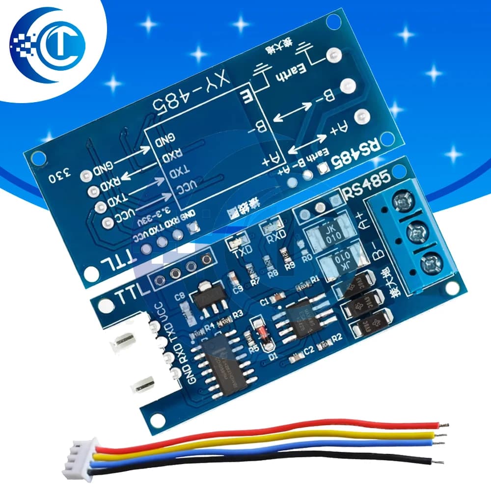Automatic TTL-RS485 CLT IT Hardware Converter - Module 3.3V/5.0V Compatible with Arduino and AVR