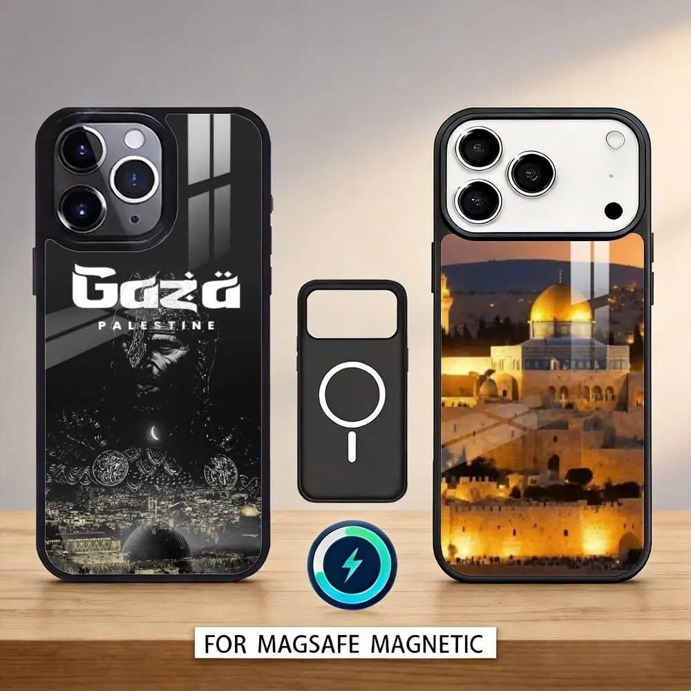 Cover per iPhone G-Gaza Night View Magnetica per iPhone 17 16 15 14 13 12 Pro Max Compatibile con Ricarica Wireless MagSafe