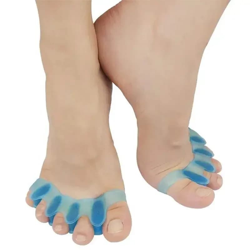 2 Pieces = 1 Paio New Protective Separator for Piedi Fingers, Suitable for Hallux Valgus Correction, in Soft Gel, Enlargers and Distants, Foot Care Tool