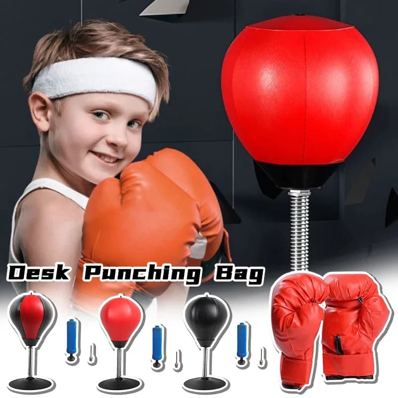 Desk boxing bag Table toys with strong suction cup Anti-stress boxing ball Sports equipment Thai Kids Relax