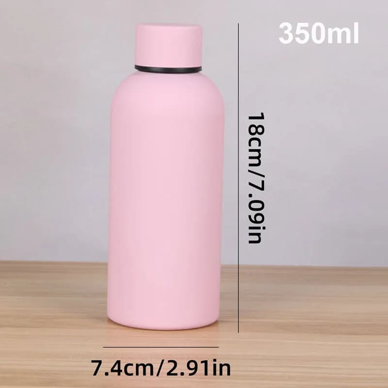 Borraccia Termica a Bocca Stretta 750/500/350ML, Bottiglia per Auto in Acciaio Inox, Tazza Sottovuoto a Doppio Strato, Borraccia Sportiva per Palestra
